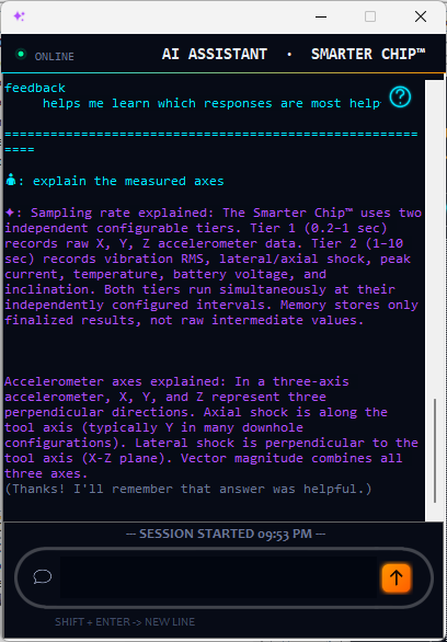 AI Assistant Accelerometer Explanation
